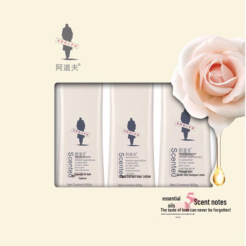 Adolph Essential Oil Hair Care & Body Wash Gift Set
