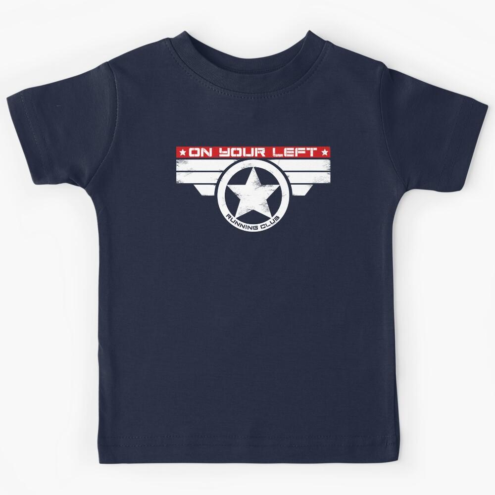 On Your Left Running Club Hybrid Inverted Kids T-Shirt 100