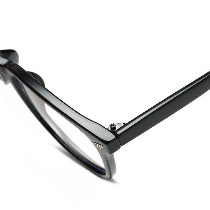 Square Photochromic Prescription Eyeglasses Women Men Rivets Full Frame Nearsighted Glasses 0 -0.5 -0.75 -1.0 To -6.0