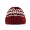 Knitted Hat Women's Woolen Hat Retro Jacquard Autumn and Winter Christmas Atmosphere Warm Ear Protective Hood