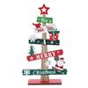 Christmas Tree Wooden Desktop Ornaments Christmas Decorations Santa/ Claus Snowman Party Gifts