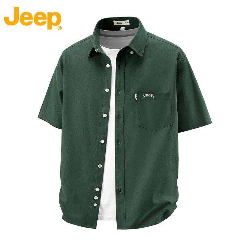 JEEP Men s Summer Outdoor Casual Shirt 4XL