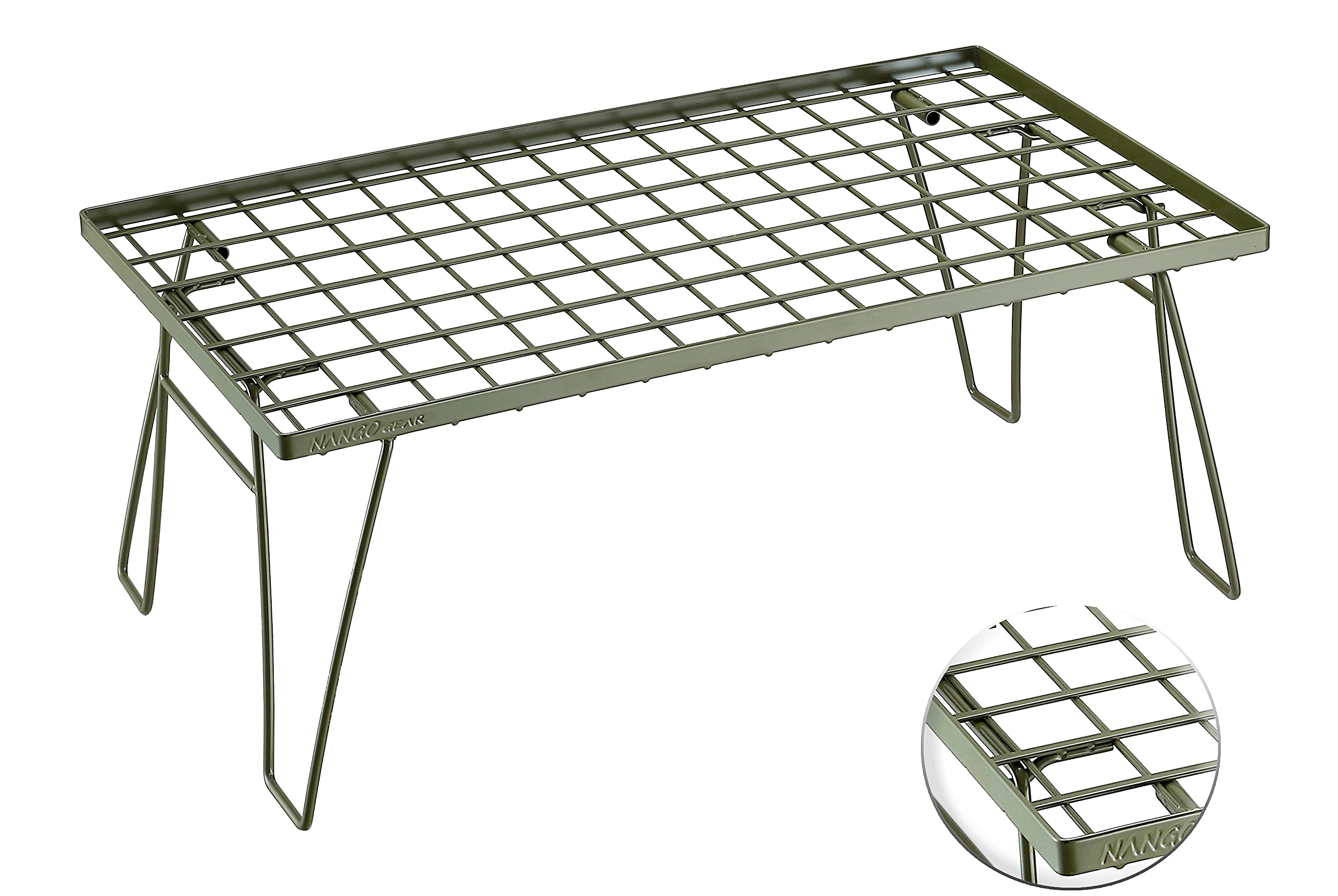 

NANGOGEAR (Nanko Camping Gear) Field Rack Camper s Multi-Rack Storage Rack, Khaki, 20109 (T-233)