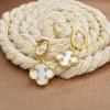 High-end Earrings Classic Seashell and Four-leaf Clover Earrings