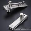 Stainless Steel 360° Pivot Hinge for Wooden Doors - Top & Bottom Concealed Rotating Shaft Hinge for Floor/Ceiling Installation