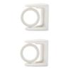Rotatable Hook Bracket For Curtain Rod Towel Rack With Strong Plastic Materials And Easy Installation