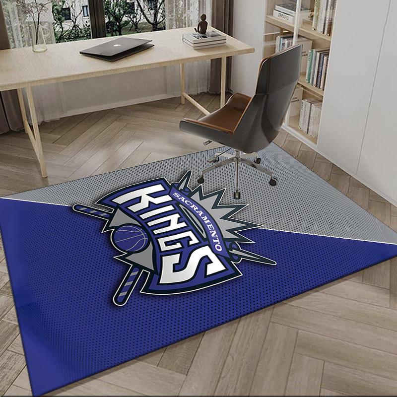 Sacramento Basketball Logo Carpet, Kitchen Rugs, Yoga Mat, Non-Slip Mats, Rug for Bathroom, Living Room bedroom, Camping Rugs Christmas Gift