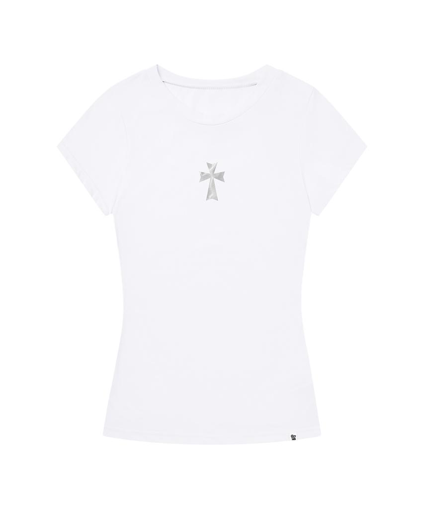 GRAVER [Woman]Cross_Baby Tee_3Color