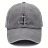 Verstellbare Dad Hat Maritime Anker Baseballkappe Unisex Lässig Segler Abenteuer Thema Kopfbedeckung Geeignet für Jede Jahreszeit