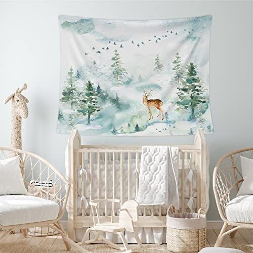 Tapestry mountain green mountain forest nature 75x100