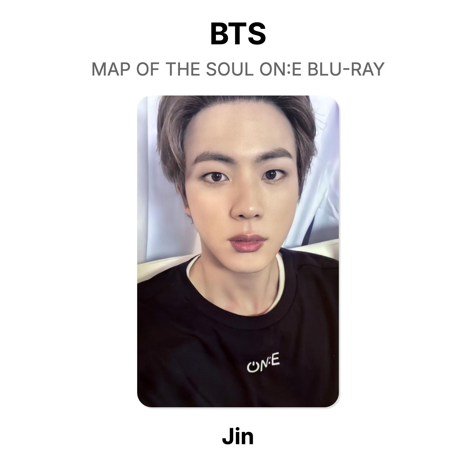 BTS КАРТА ДУШИ НА:E BLU-RAY Официальная фотокарточка Jin