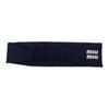Logo Fabric Headband Women Accessories Navy-Blue 5IH0832C3DF022X