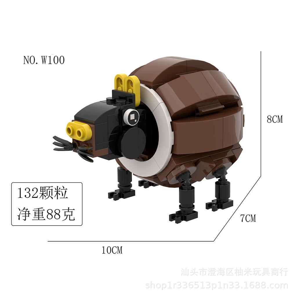 AI Mountain and Sea Pass Tung Tung Sahur Figurine din Lemn Sunt Toate Ornamente Jucării Abstracte de Tip Bloc de Construcție