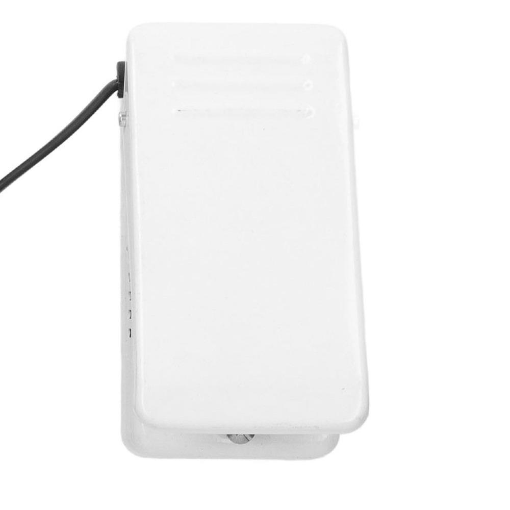 Plastic Sewing Machine Foot Pedal Durable 2.5A Rating Replacement Foot Pedal White Iron Foot Control Pedal Household Use