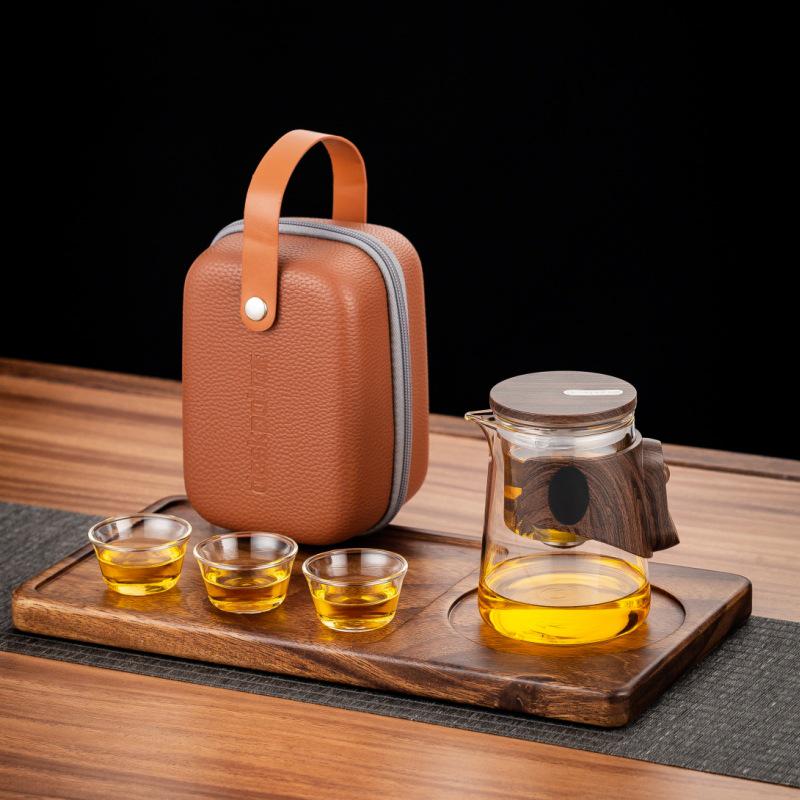 Top Pot Compact Magnetic Tea Infuser Set - Portable Quick-Brew Outdoor Teapot