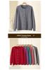 Elegant Mom-Style Knit Top: Chic Spring & Autumn Fashion for Middle-Aged Women