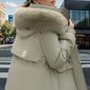 GMXIA Women's Vintage Casual Solid Color Print Autumn Winter Long Sleeve Hooded Jackets & Coats