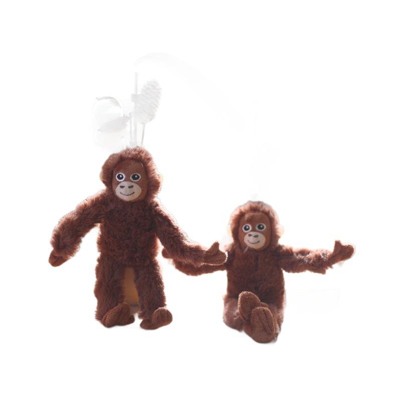 Pandantiv Maimuțică Drăguță Jucărie de Pluș Păpușă Urangutan Decor Agățat de Geantă Păpușă Breloc