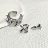 Niche Design Mushroom Carrot Asymmetrical Stud Earrings Cold Wind High Sense Earrings Personalized Earrings Women'S