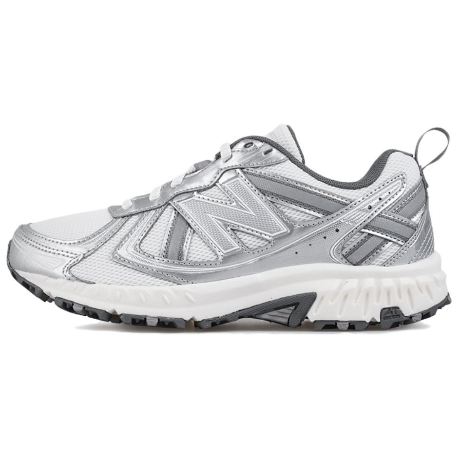 New Balance NB 410 V5 Transpirables Y Antideslizantes Zapatillas Bajas para Correr Unisex Plata Rosa MT410KM5(Equipo113-CAJA)