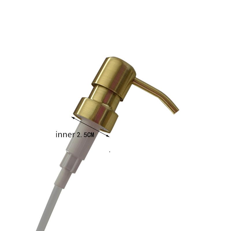 1ks Nerezová ocel 304 Tryska čerpadla Dávkovač tekutého mýdla do kuchyňského dřezu Černá/Zlatá/Růžové zlato