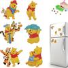 6Pcs Little Bear Series Diamond Art Fridge Magnet Diamond Painting Refrigerator Magnet Diamond Painting Fridge Magnet for Adults Beginners