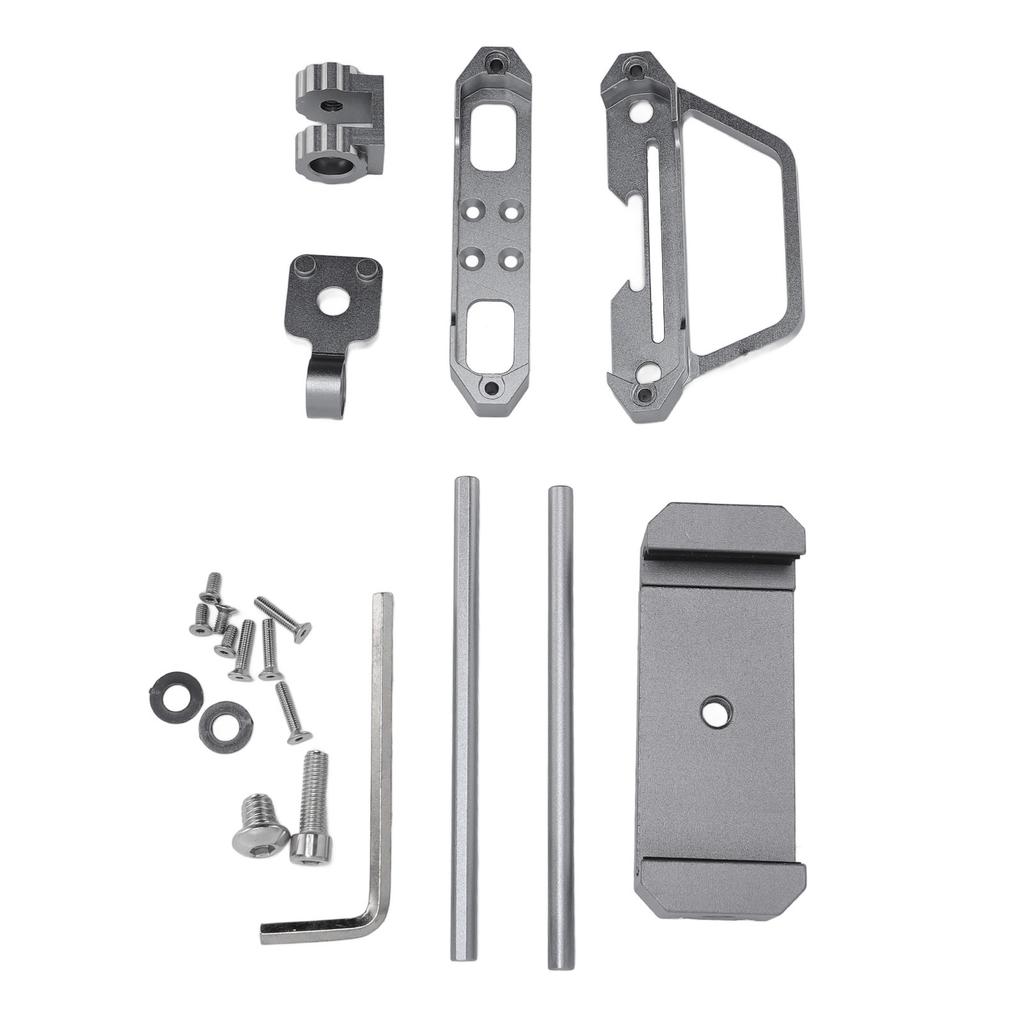 Screen Protective Bracket with Phone Holder Metal High Strength for Flysky Noble NB4 RC Car
