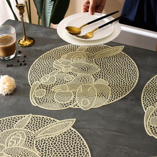Prostírání Tepelná izolace PVC Podložka pod nádobí Králičí styl Podložka pod jídelní talíř Dutá