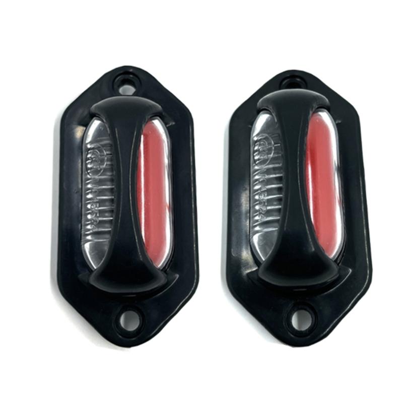 2ks Osvětlení SPZ auta Univerzální 8LED 12V 24V Nákladní přívěs SPZ Zadní koncové světlo SPZ