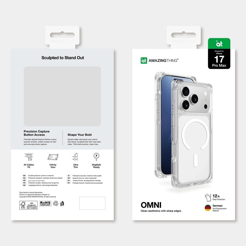 Etui Pokrowiec Na Iphone 17 Pro Omni Magsafe - Przezroczysty