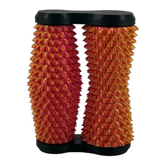 

Колючий липучий стим-фиджет игрушка вращающийся снятие стресса подростки взрослые карманный 3D-печатный инструмент для стимминга боли портативный ребристый ролик сенсорная игрушка 1pc