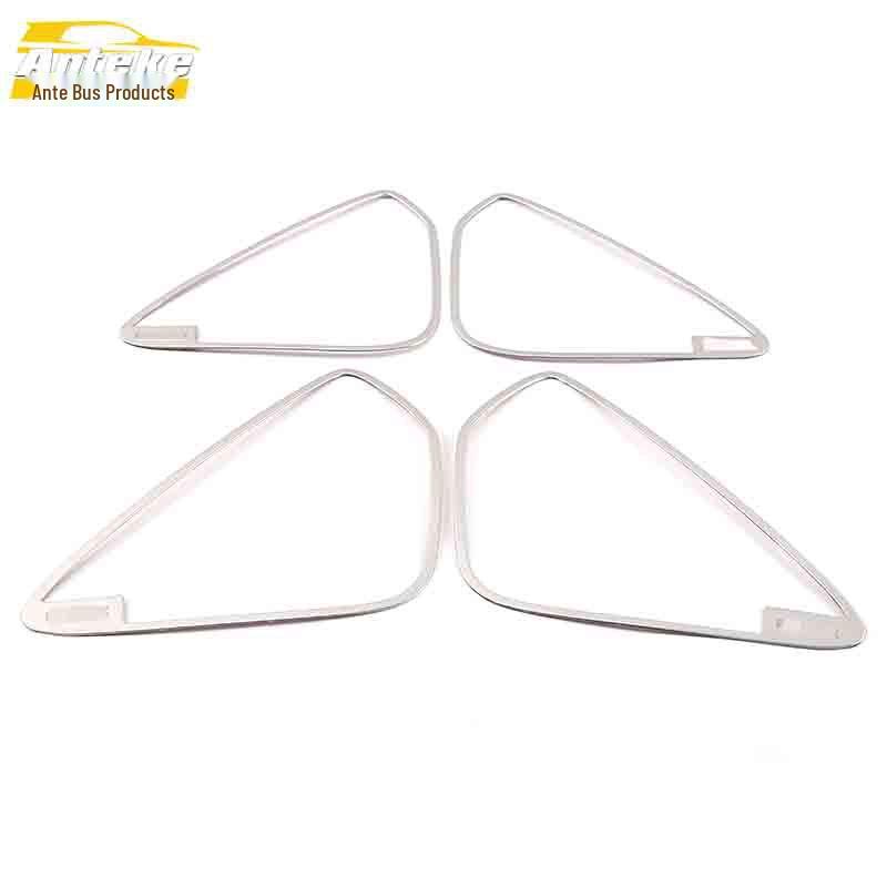 Equinox Stainless Steel Speaker Cover with Bright Ring - Car Accessory