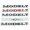 Car Sticker Model Y Logo Sticker for Tesla ModelY Creative Letter Stickers Tail Trunk 3D Zinc Alloy Emblem Badge Styling Car Mod