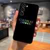 Moon Music Coldplay Band Phone Case For Samsung S26 S24 Ultra S25 S23 Fe S22 S20 S21 Plus A16 A54 A34 A53 Back Cover