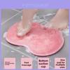 Silicone Foot Scrubber Massager Bath Mat With Nonslip Suction For Home Use