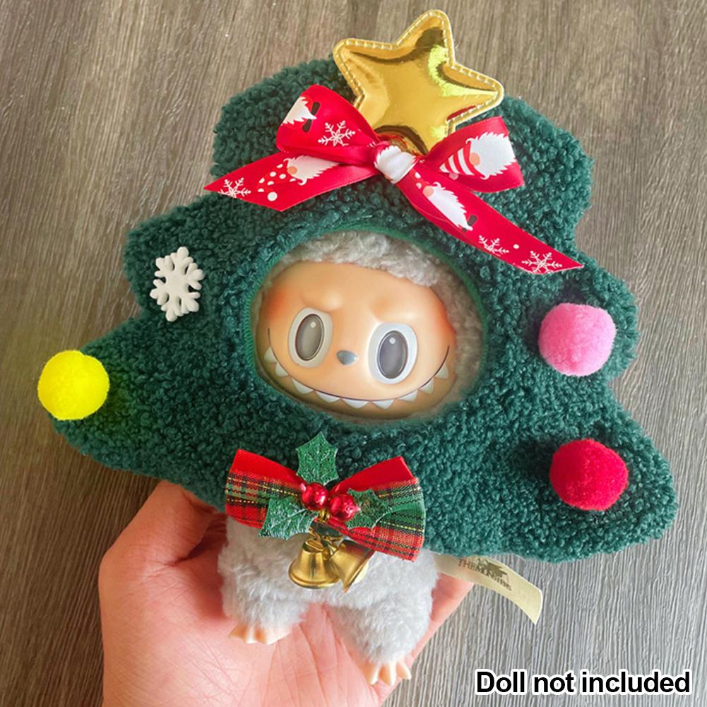 

Для 17 см Кукольная одежда Лабубу Рождественская одежда Толстовки Кукольная одежда Цветные толстовки Кукольные аксессуары Милые украшения Маленькая одежда 01