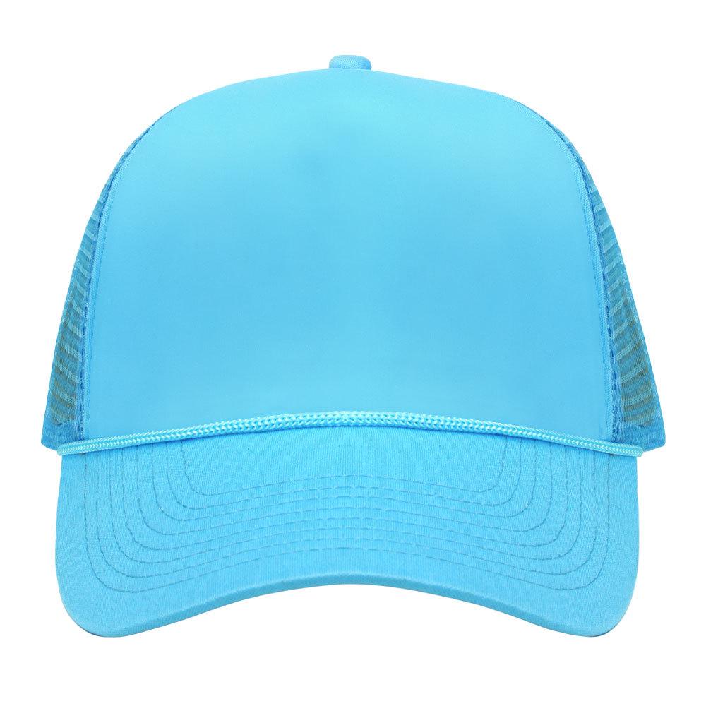 Christmas Sponge Mesh Cap: 6 Pattern Hot Stamped Logo Baseball Trucker with String Sun Visor