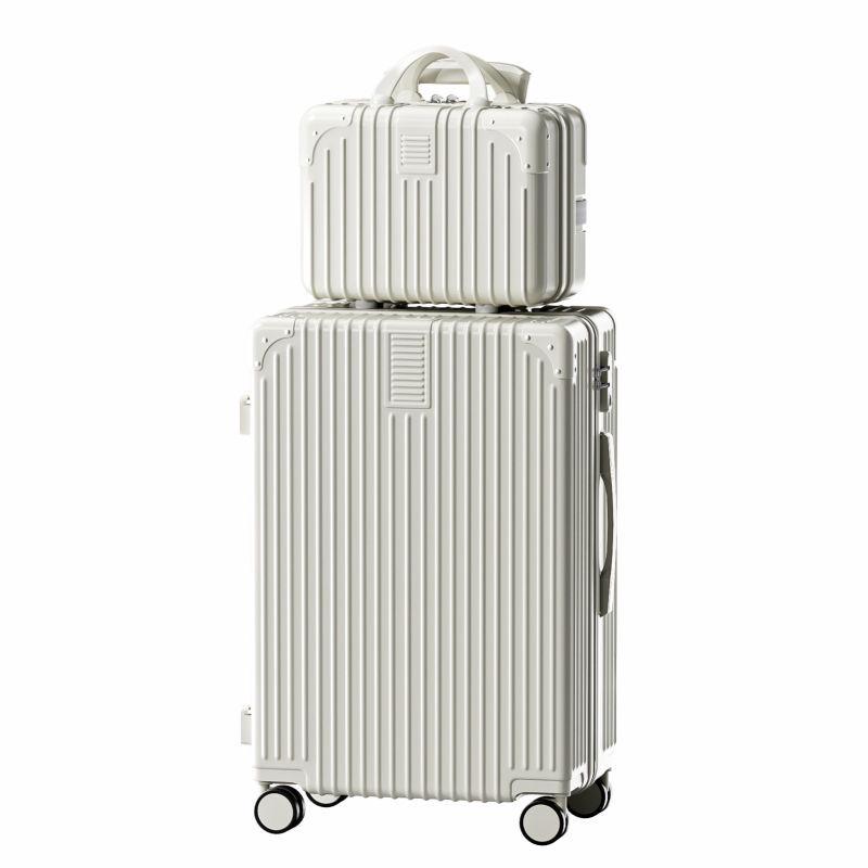 20" Vintage Durable Trolley Suitcase - Large Capacity Travel Case for Students