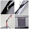Beach Tent for 3 Persons Grey Quick Release Waterproof