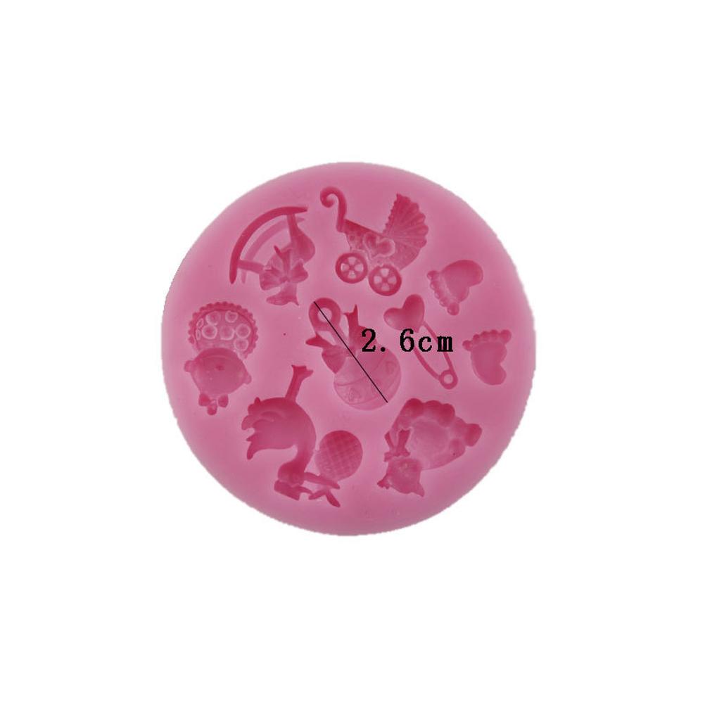 Silikon Fondant Schokolade DIY Kuchenform Küchenwerkzeuge zur Herstellung von weichen Bonbons Gelees Eiswürfeln