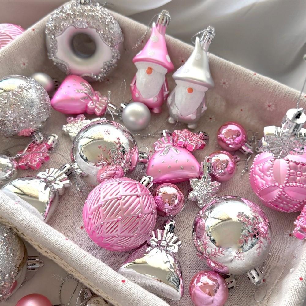 22Pcs/Set Durable 6CM Christmas Ball Shiny Creative Xmas Ornament Ball Christmas Tree Balls Home