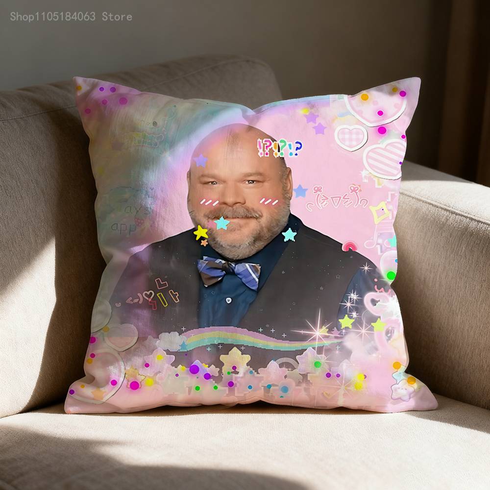 Jag Äter Barn B-Bertram Meme Kuddfodral För Soffa Dekor Bil Kontor Rum Tryckt Kuddfodral Dekorationer och Skydd