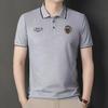 Men's High-Quality Embroidered Short-Sleeve POLO Shirts, Loose Fit for All Ages, Summer Style