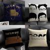 Tv Series T-The Big Bang Theory Pillow Case Pattern Printed Pillowcase For Living Room Sofa Cushion Cover & Bedroom Decor
