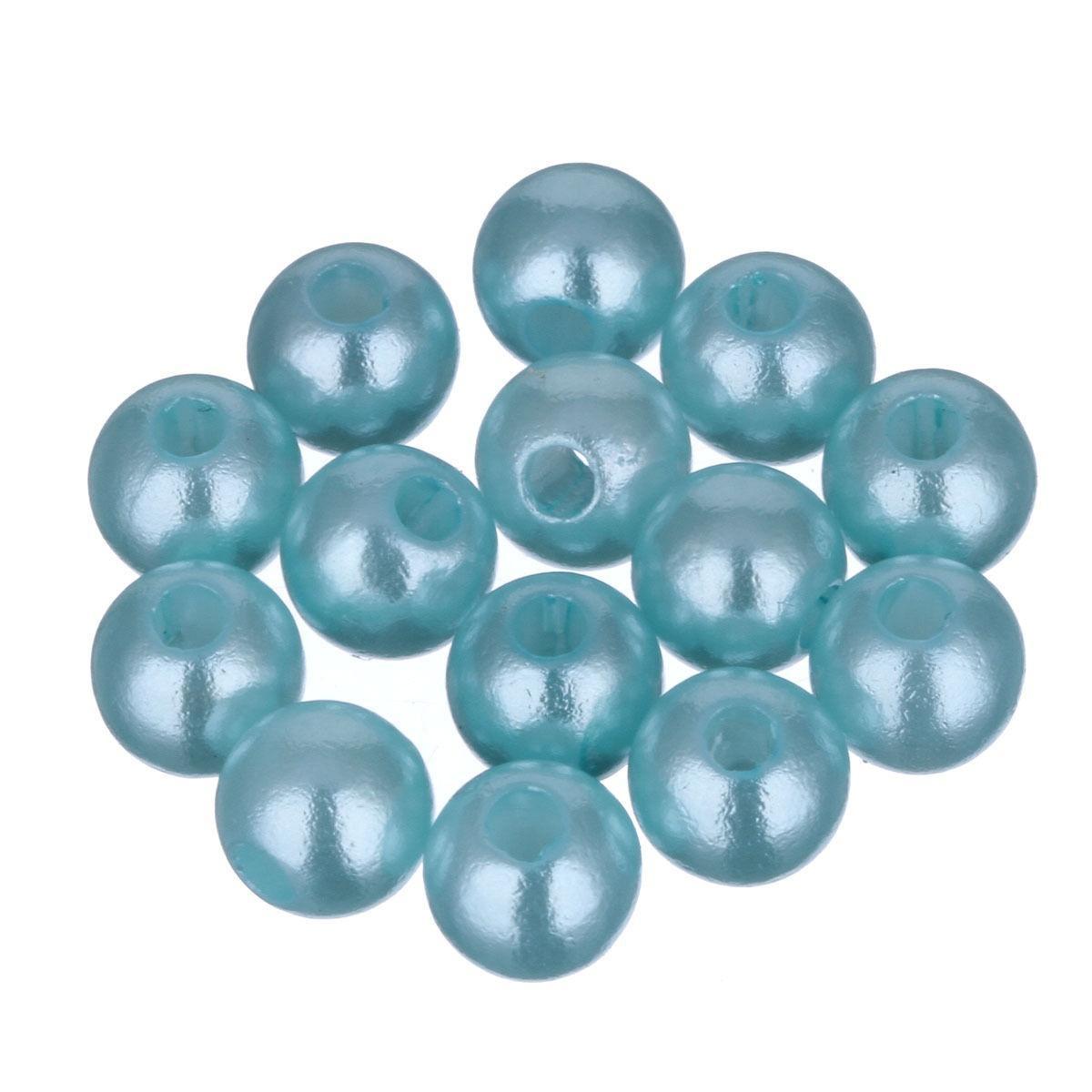 

200 шт акриловых бусин для DIY небесно-голубой