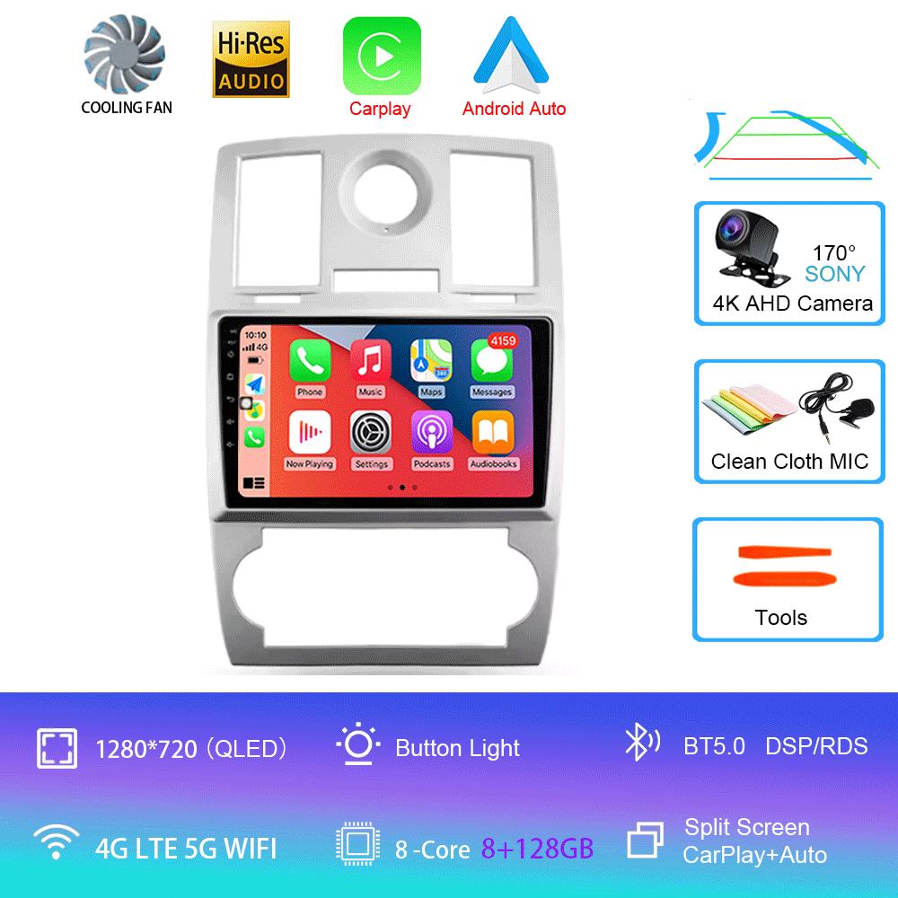 Car Radio Android 14 For Chrysler 300C 1 2004 - 2011 Multimedia Video Player Navigation stereo GPS No 2din 2din DVD