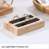 Solid Wood Minimalist Ring Display Tray with 20 Slots