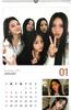 NJZ Hani Merchandise Large Wall Calendar 2026 Sticker Set Minzy, Daniel, Hyelin, (Reiwa 8) + K-POP