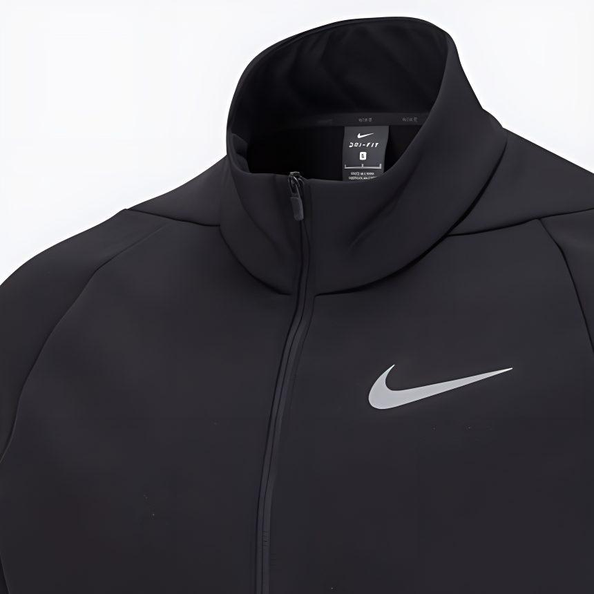Nike Sweatshirts Men's Black Stand Collar Moderate Regular DM1109-010