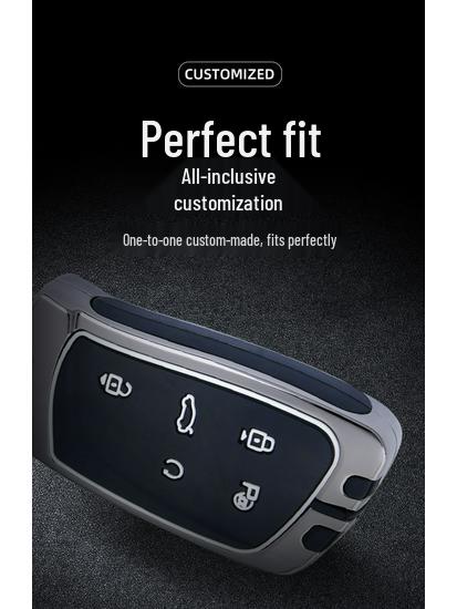 Suitable Metal Key Cover for 2022 Aeolus Dongfeng Haoji - Car Accessories & Shell Buckle
